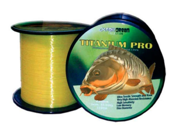 Silon TITANIUM PRO Fluo Žltý 0,35mm-15,90kg-1100m