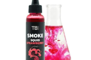 TB Baits Smoke Liquid Squid Strawberry 100 ml